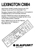 Blaupunkt Lexington-CM-84 - Owners Manual
